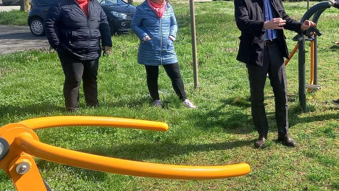 Il parco Rosetta oltre ai giochi per i bambini è dotato di attrezzi per l’attività ginnica