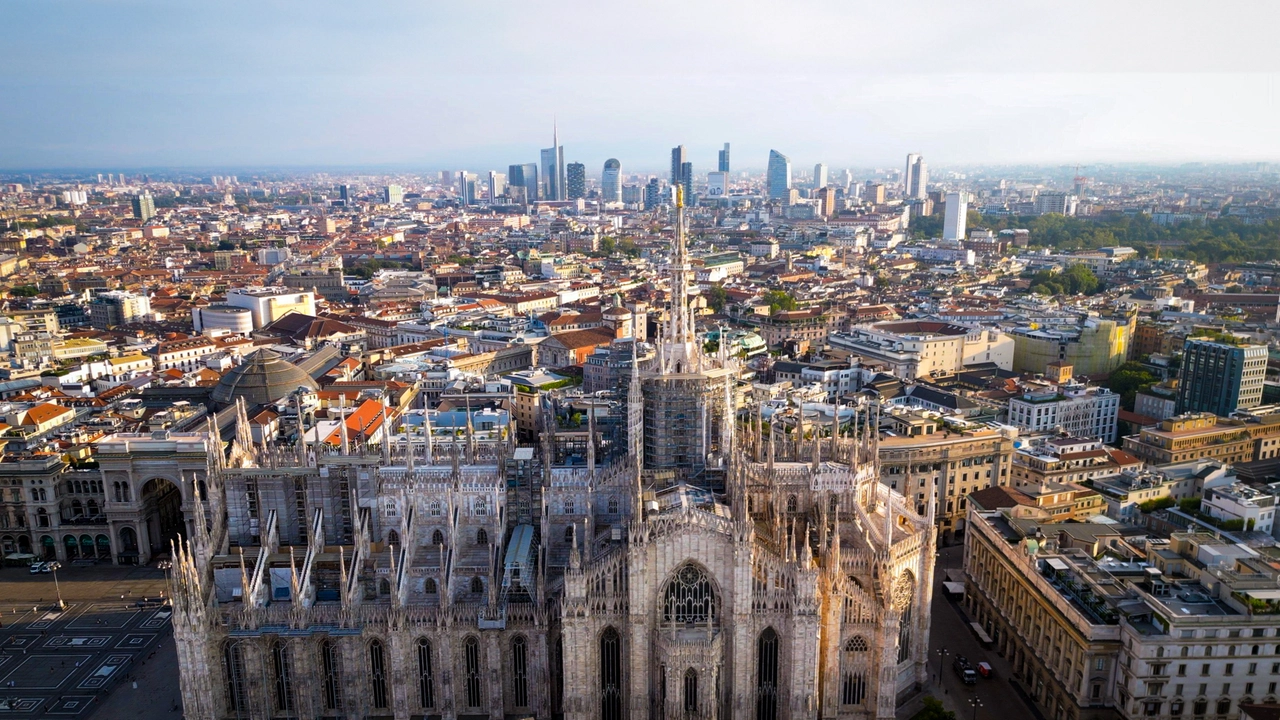 Uno scorcio di Milano dove è boom del canone per gli affitti Uno scorcio di Milano dove è boom del canone per gli affitti