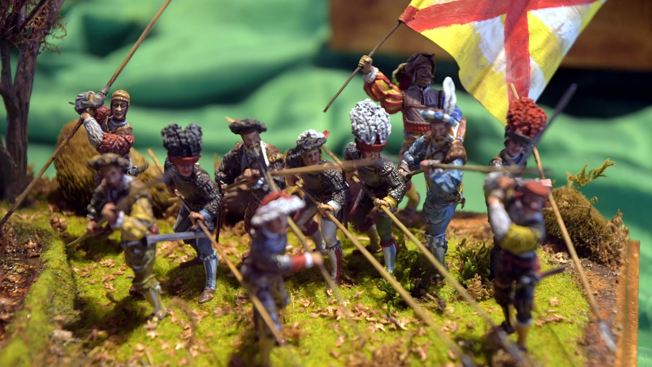 La Battaglia di Pavia in miniatura La Battaglia di Pavia in miniatura