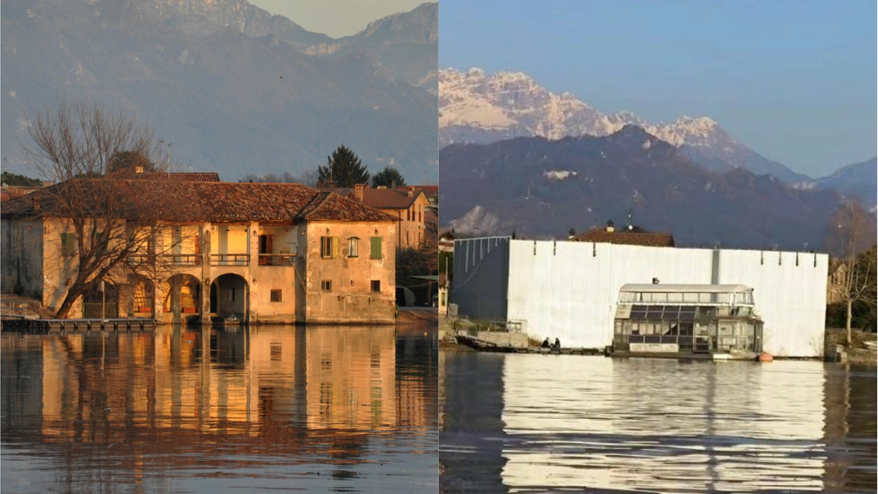 La Casa dei Pescatori com’era fino al 2015, sotto la scatola del cantiere