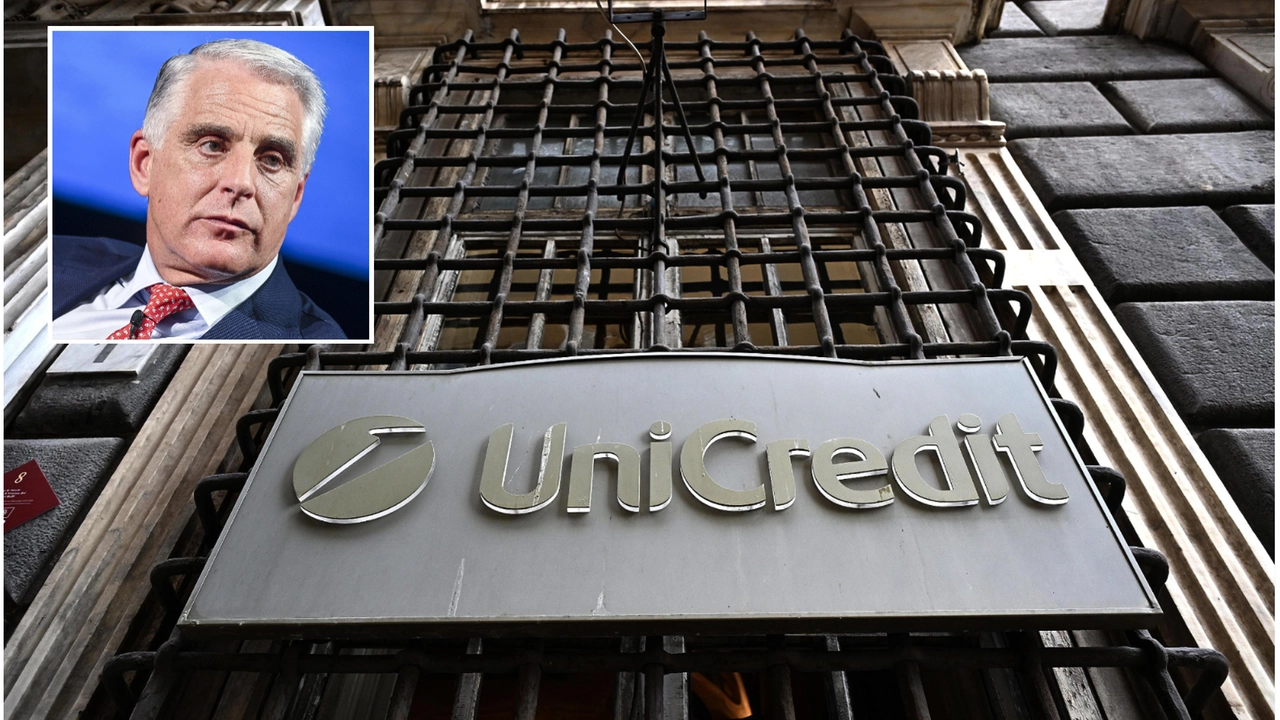 Una filiale e Andrea Orcel, amministratore delegato di UniCredit