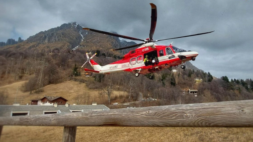 Inutili i soccorsi per l'escursionista di 64 anni Inutili i soccorsi per l'escursionista di 64 anni