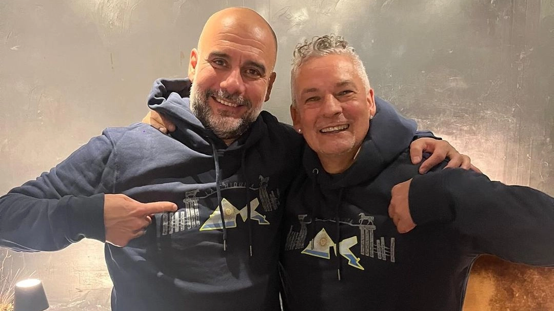 Pep Guardiola e Roberto Baggio insieme a Brescia (dal profilo Instagram di Roberto Baggio) Pep Guardiola e Roberto Baggio insieme a Brescia (dal profilo Instagram di Roberto Baggio)