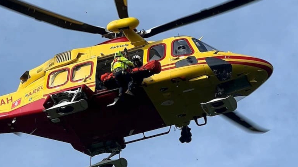 Soccorso con l'eliambulanza Soccorso con l'eliambulanza