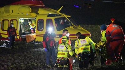 Intervenuta l'eliambulanza (foto di repertorio)