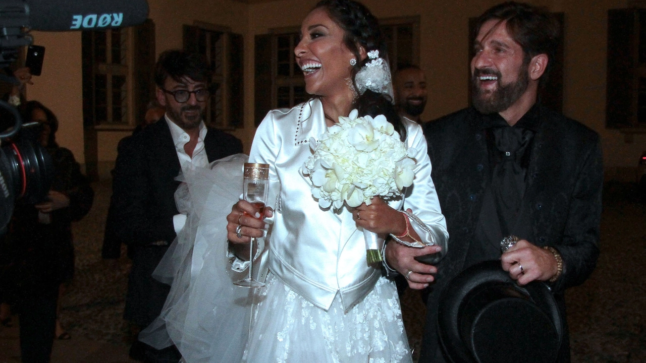 Juliana Moreira ed Edoardo stoppa nel giorno del matrimonio