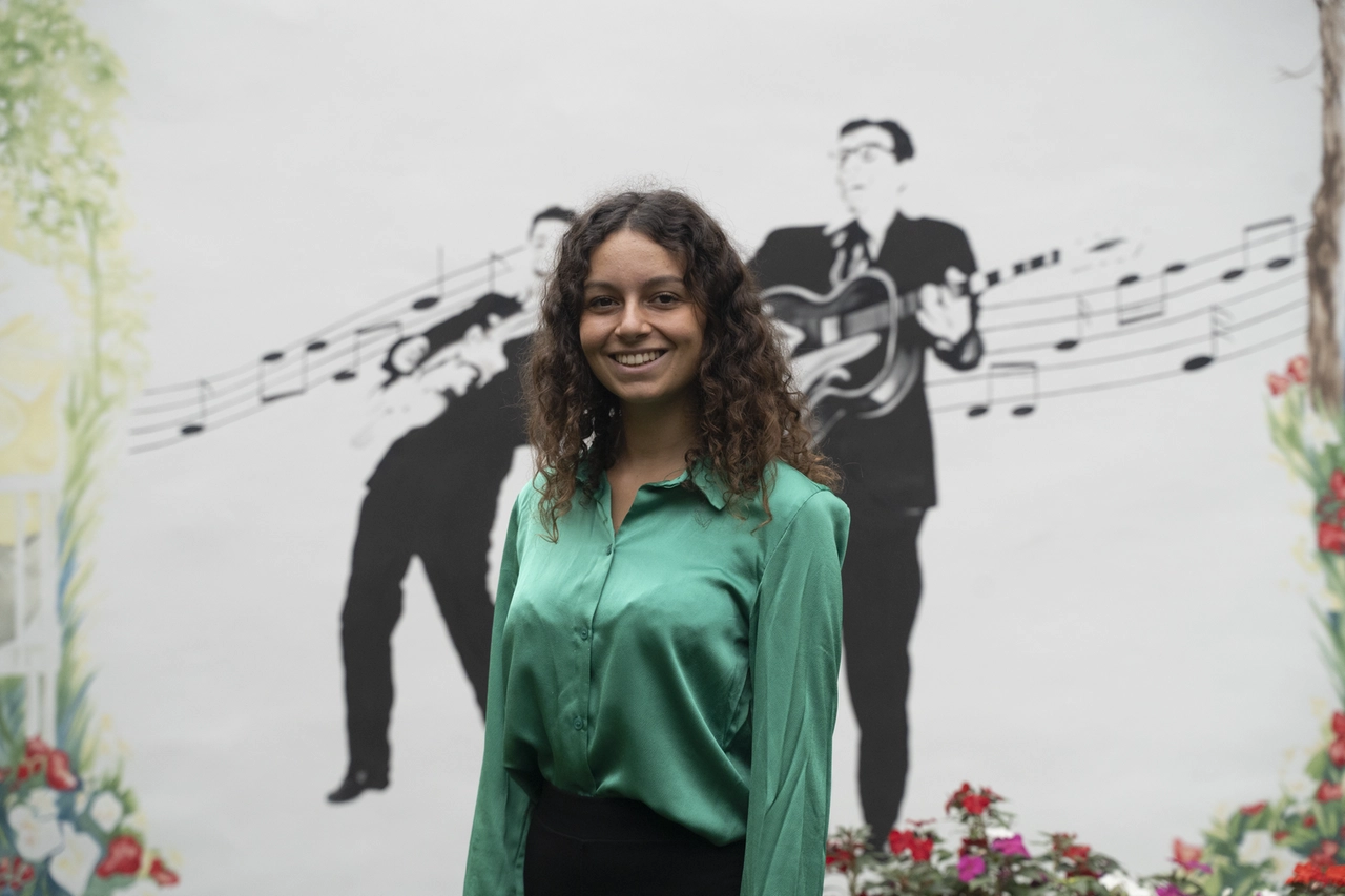 Giulia Dal Bon, autrice del murales dedicato a Giorgio Gaber ed Enzo Jannacci