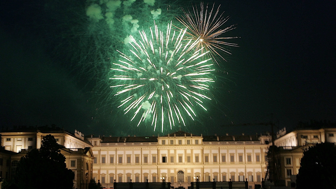 Fuochi d'artificio a Monza Fuochi d'artificio a Monza