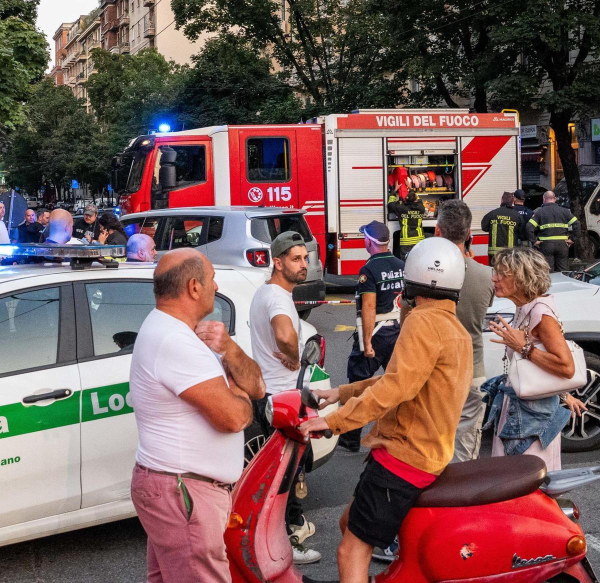 allarme bomba e traffico paralizzato
