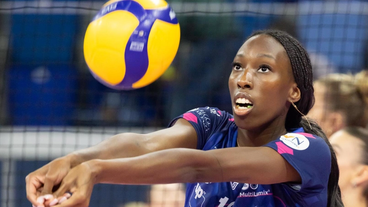 Paola Egonu in maglia Vero Volley Paola Egonu in maglia Vero Volley
