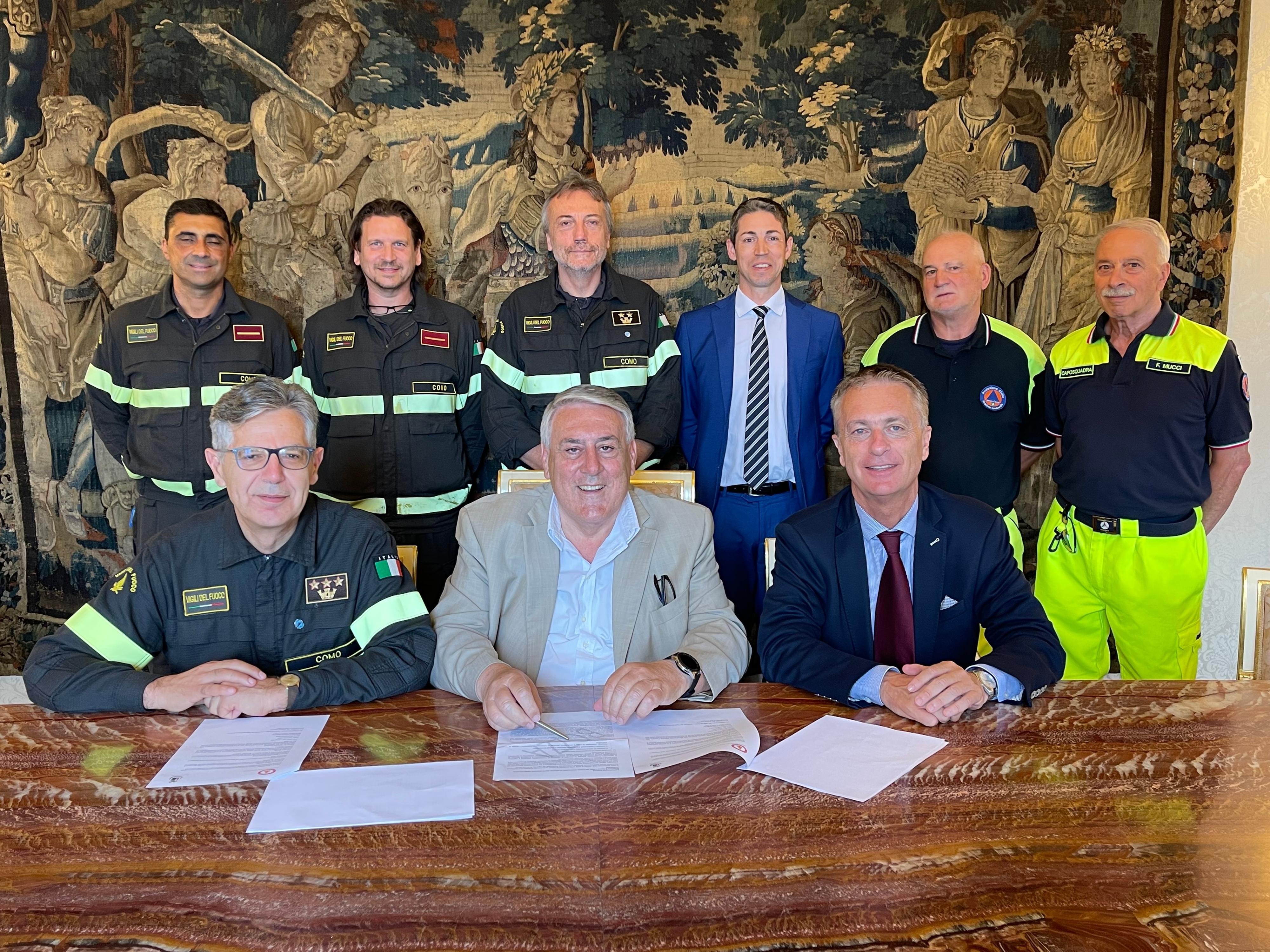 Como, assistenza alla popolazione ed emergenze climatiche: firmato l Como, assistenza alla popolazione ed emergenze climatiche: firmato l