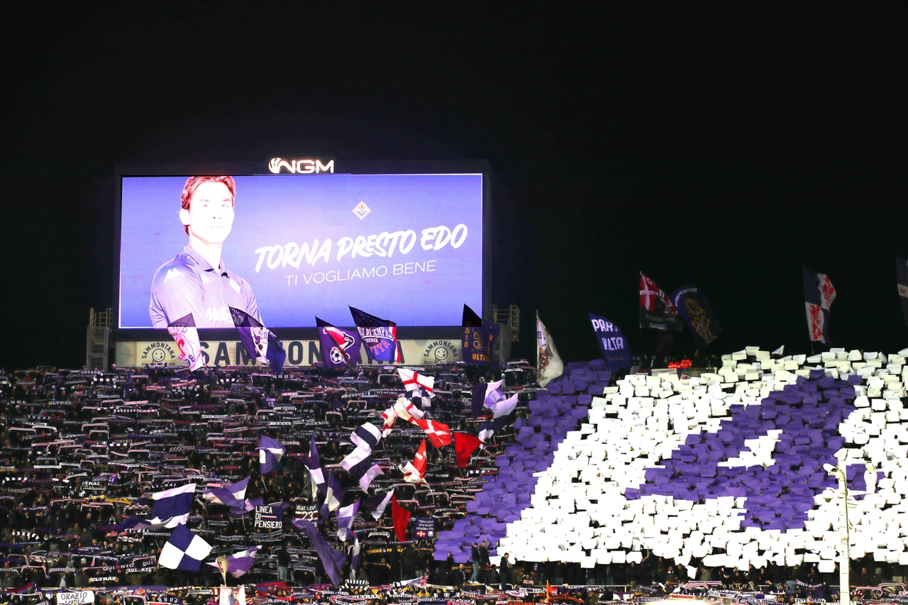 I tifosi della Fiorentina si stringono attorno al loro amato "Edo"