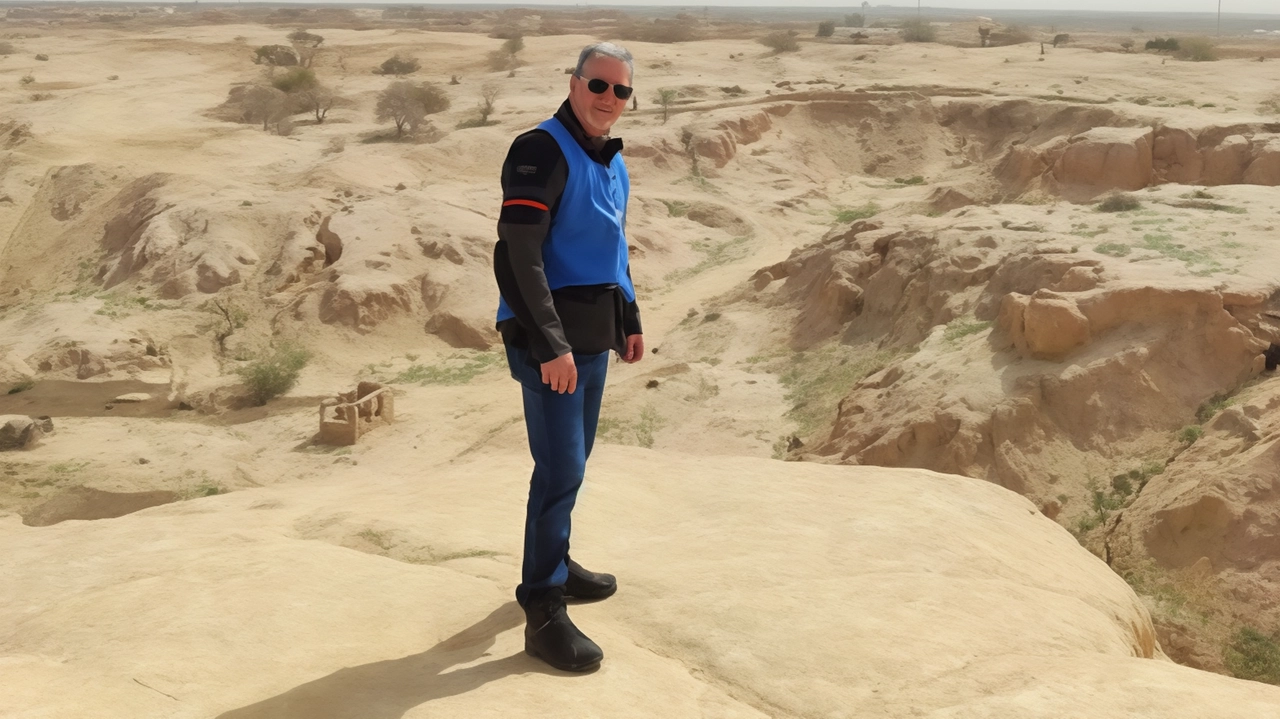 Lino Massara, 66 anni, in una foto nel deserto: il pensionato era partito il 6 marzo, martedì scorso l’incidente che gli è costato la vita Lino Massara, 66 anni, in una foto nel deserto: il pensionato era partito il 6 marzo, martedì scorso l’incidente che gli è costato la vita