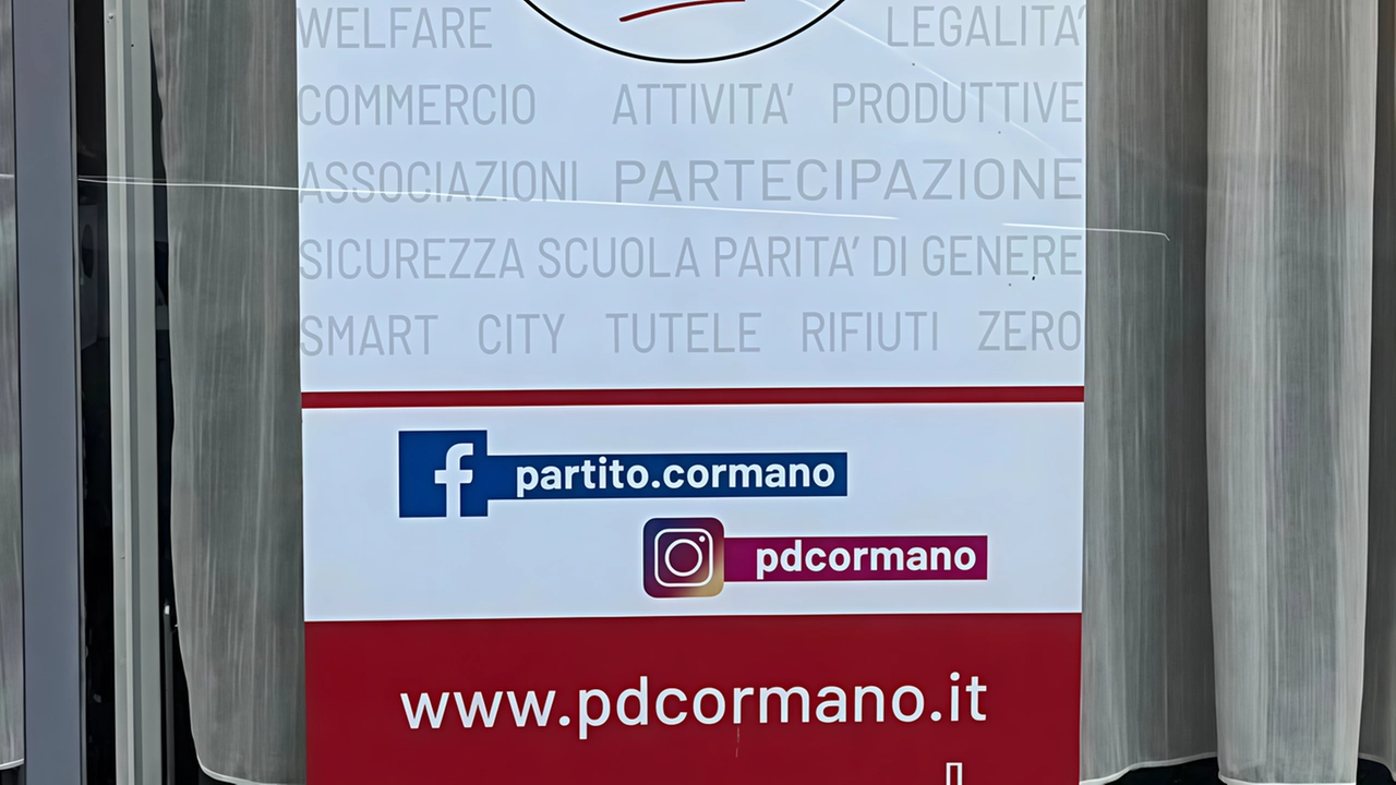 Adesivo con croce celtica sul circolo PD di Cormano: simbolo neofascista scatena preoccupazione per clima d'odio diffuso.