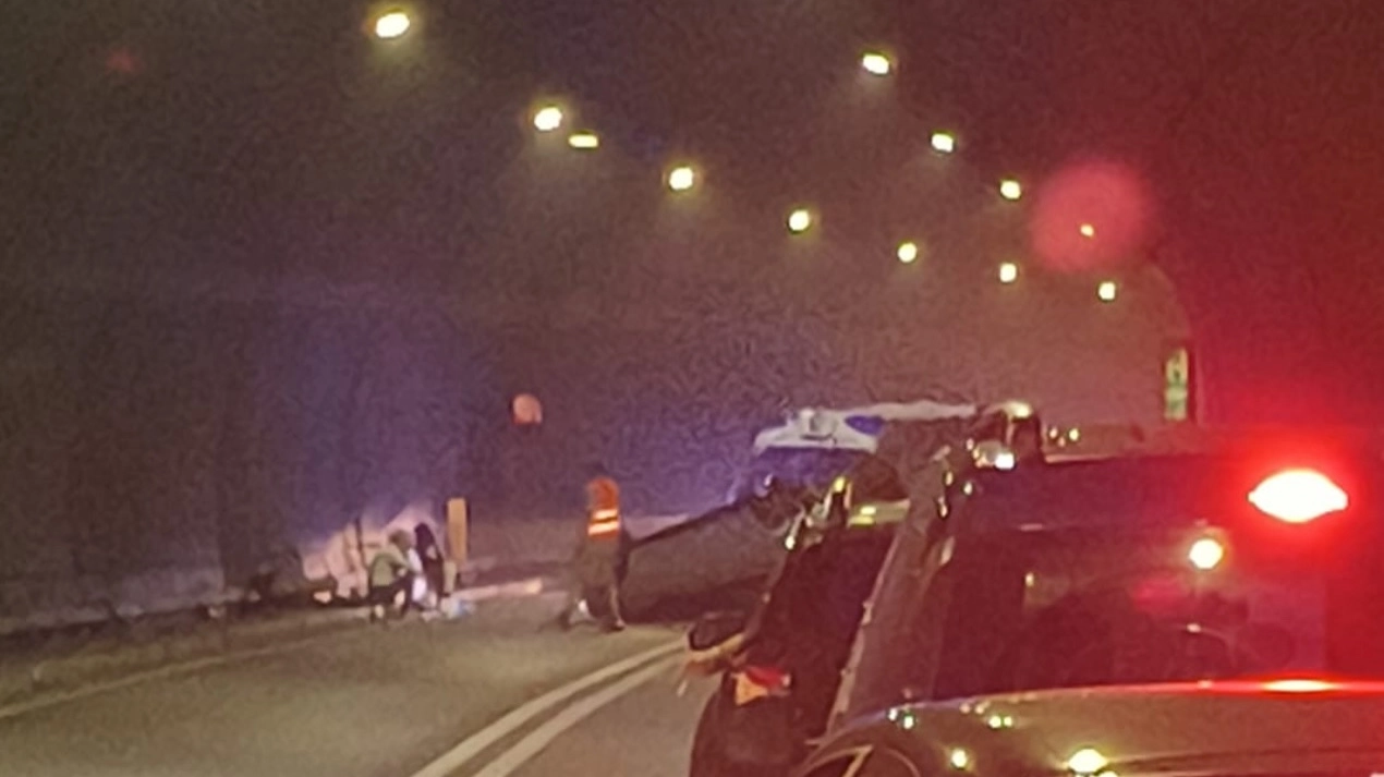 Incidente galleria Montenegrone (Foto facebook Il Casnighese)