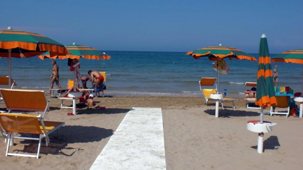 Uno stabilimento balneare Uno stabilimento balneare