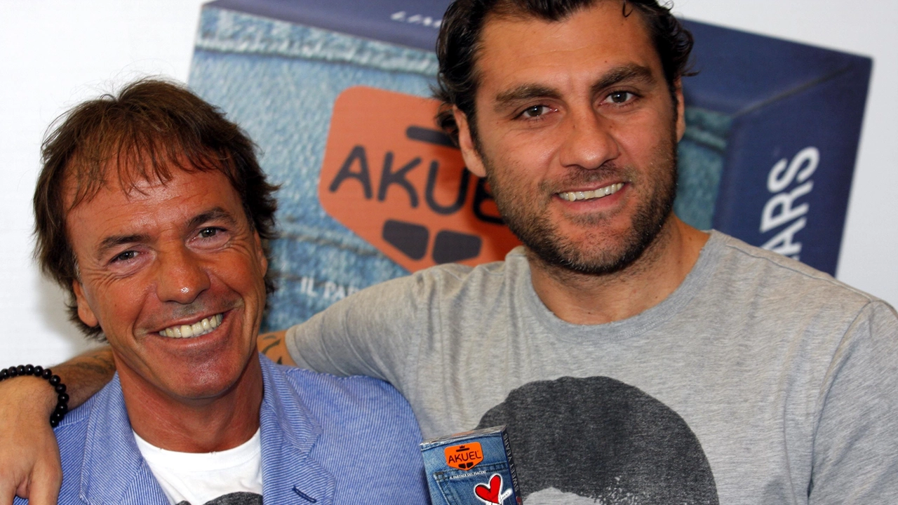 Mauro Russo con Christian Vieri Mauro Russo con Christian Vieri