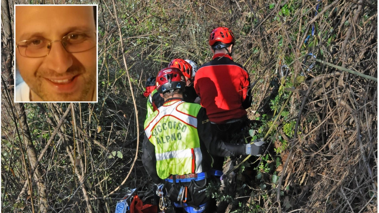 Gianni Alberti (nel riquadro) trovato morto in montagna dal soccorso alpino Gianni Alberti (nel riquadro) trovato morto in montagna dal soccorso alpino