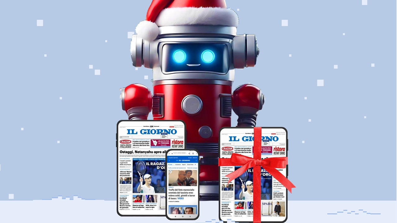 Natale 2024 con Il Giorno: abbonamento digitale al 50%
