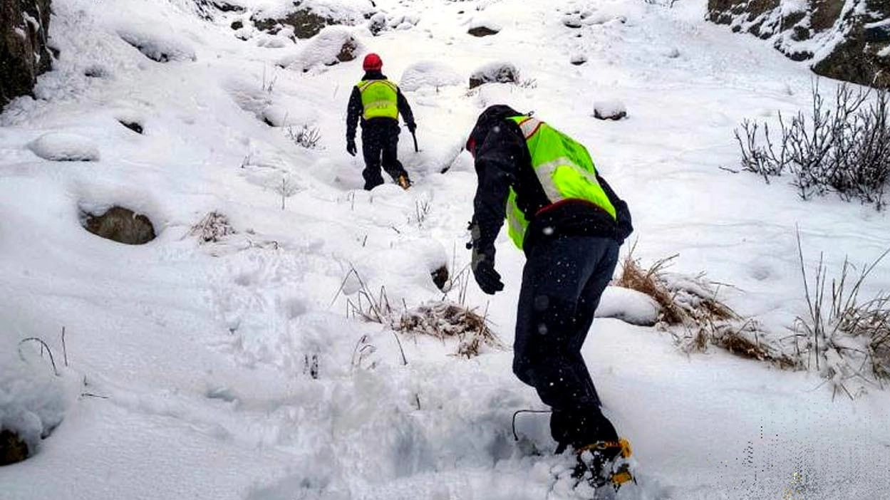 Si trovavano a 3.200 metri di quota sul versante Sud