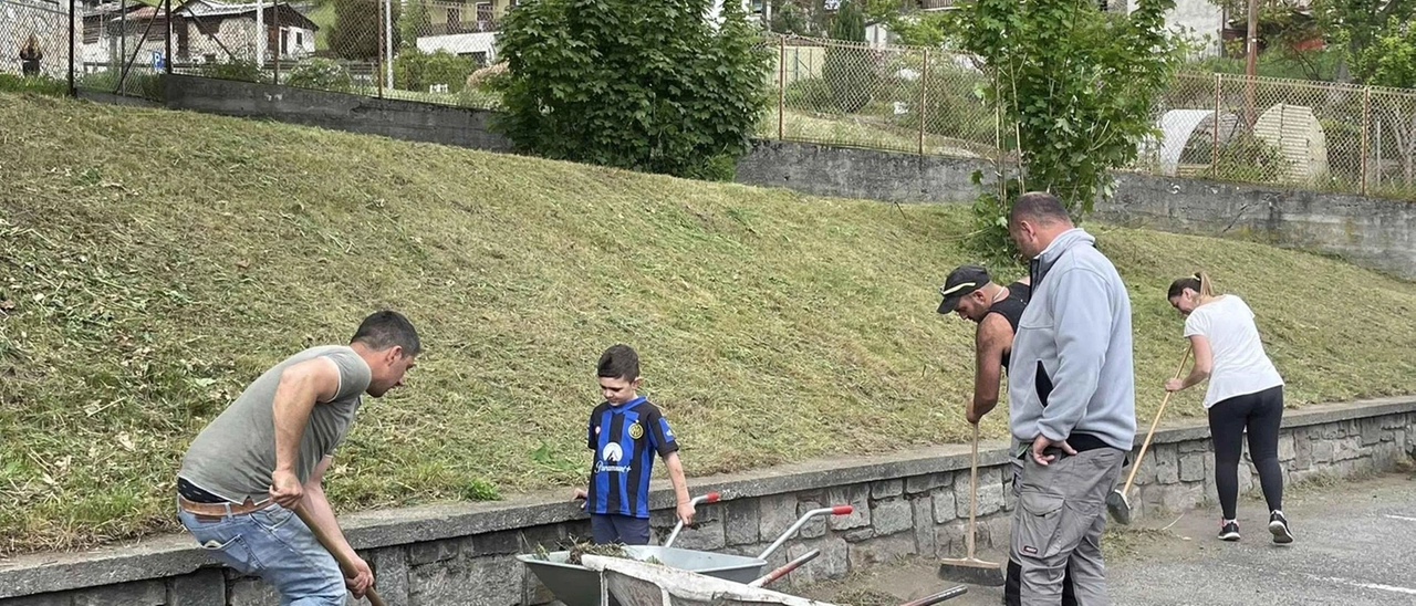 Sondalo rimessa a lucido dai volontari