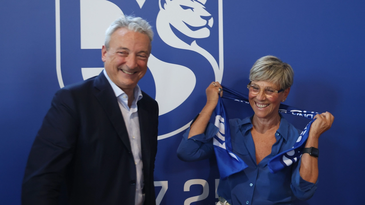 Giuseppe Pasini e Laura Castelletti, sindaco di Brescia Giuseppe Pasini e Laura Castelletti, sindaco di Brescia