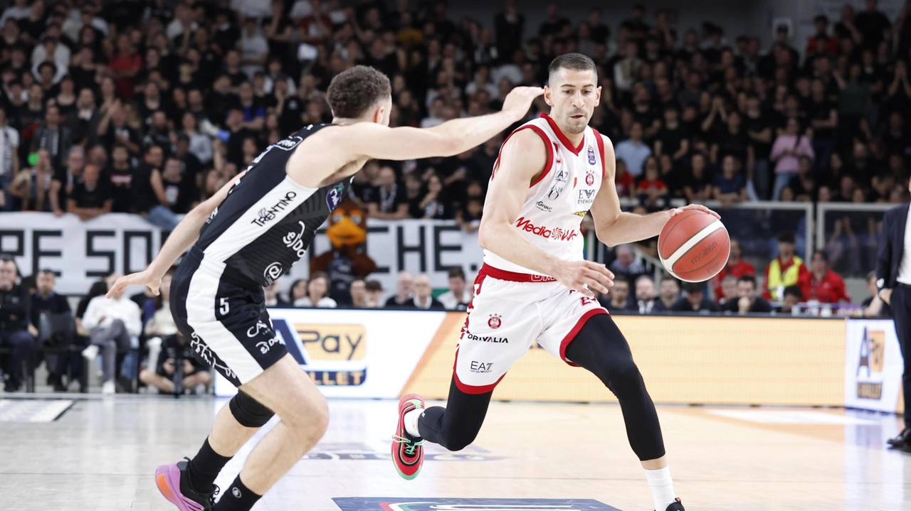 Diego Flaccadori ha chiuso una buona prova con 10 punti e 14 di valutazione Diego Flaccadori ha chiuso una buona prova con 10 punti e 14 di valutazione