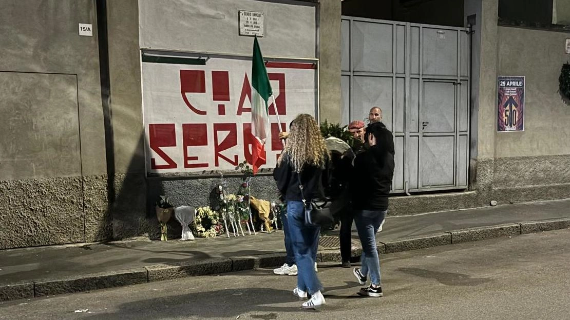 Il murale in memoria di Sergio Ramelli in via Paladini a Milano dove ogni anno il giovane viene ricordato con un corteo Il murale in memoria di Sergio Ramelli in via Paladini a Milano dove ogni anno il giovane viene ricordato con un corteo