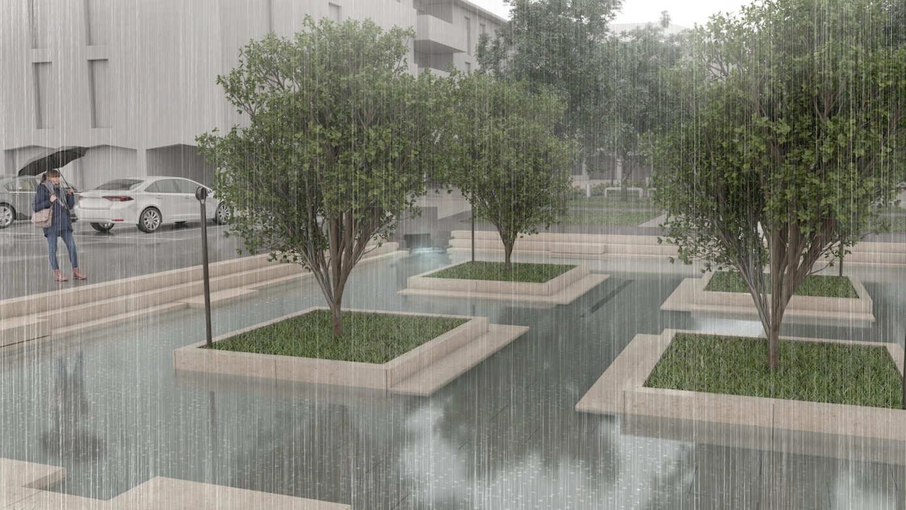 Piazza Vismara è pronta a trasformarsi in una water plaza sul modello delle realtà europee. Il sindaco Sironi: «Orgoglioso di questo progetto» Piazza Vismara è pronta a trasformarsi in una water plaza sul modello delle realtà europee. Il sindaco Sironi: «Orgoglioso di questo progetto»