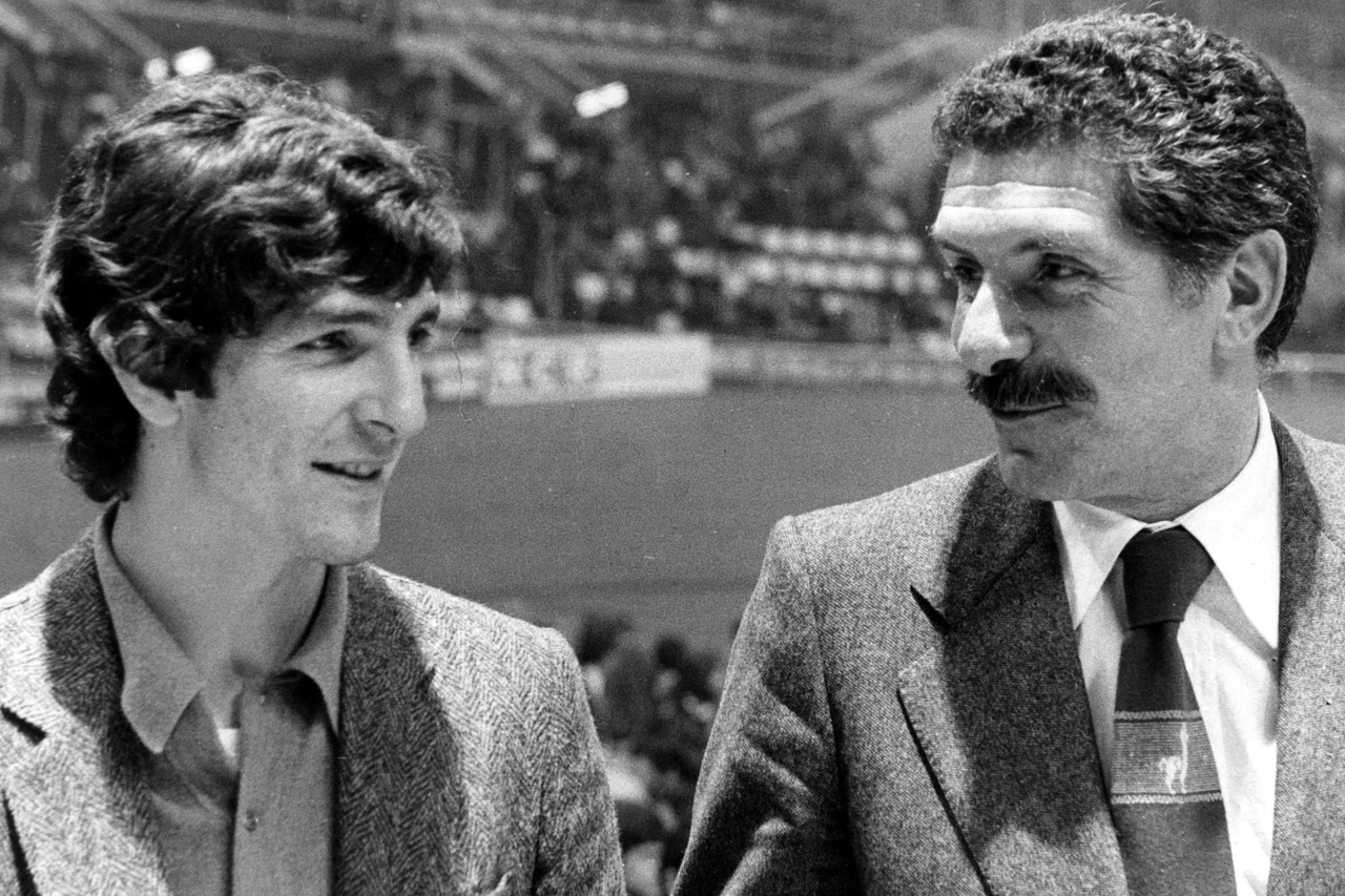 Paolo Rossi, campione indimenticato della vittoria ai Mondiali del 1982, assieme a Farina ai tempi della sua militanza al Lanerossi Vicenza