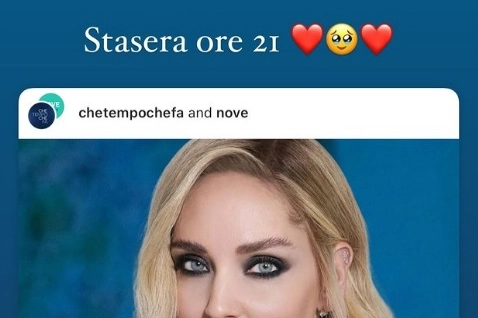 Il post su Instagram di Chiara Ferragni sulla sua partecipazione a "Che tempo che fa"