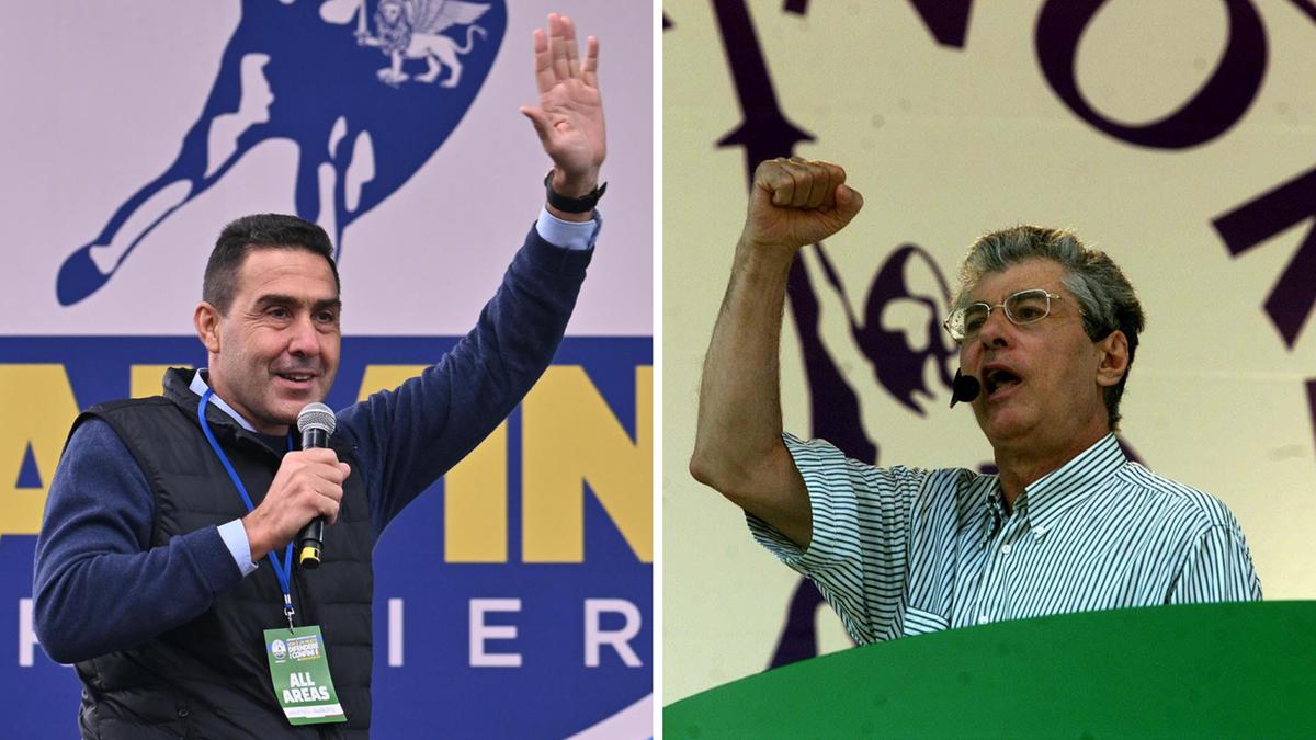 Dal ‘senatur’ Bossi al generale Vannacci: com’è cambiata la Lega che ha invaso il pratone di Pontida