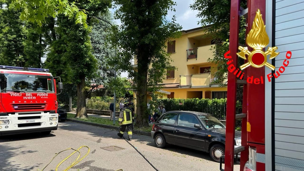 L'incendio ha interessato la zona giorno L'incendio ha interessato la zona giorno