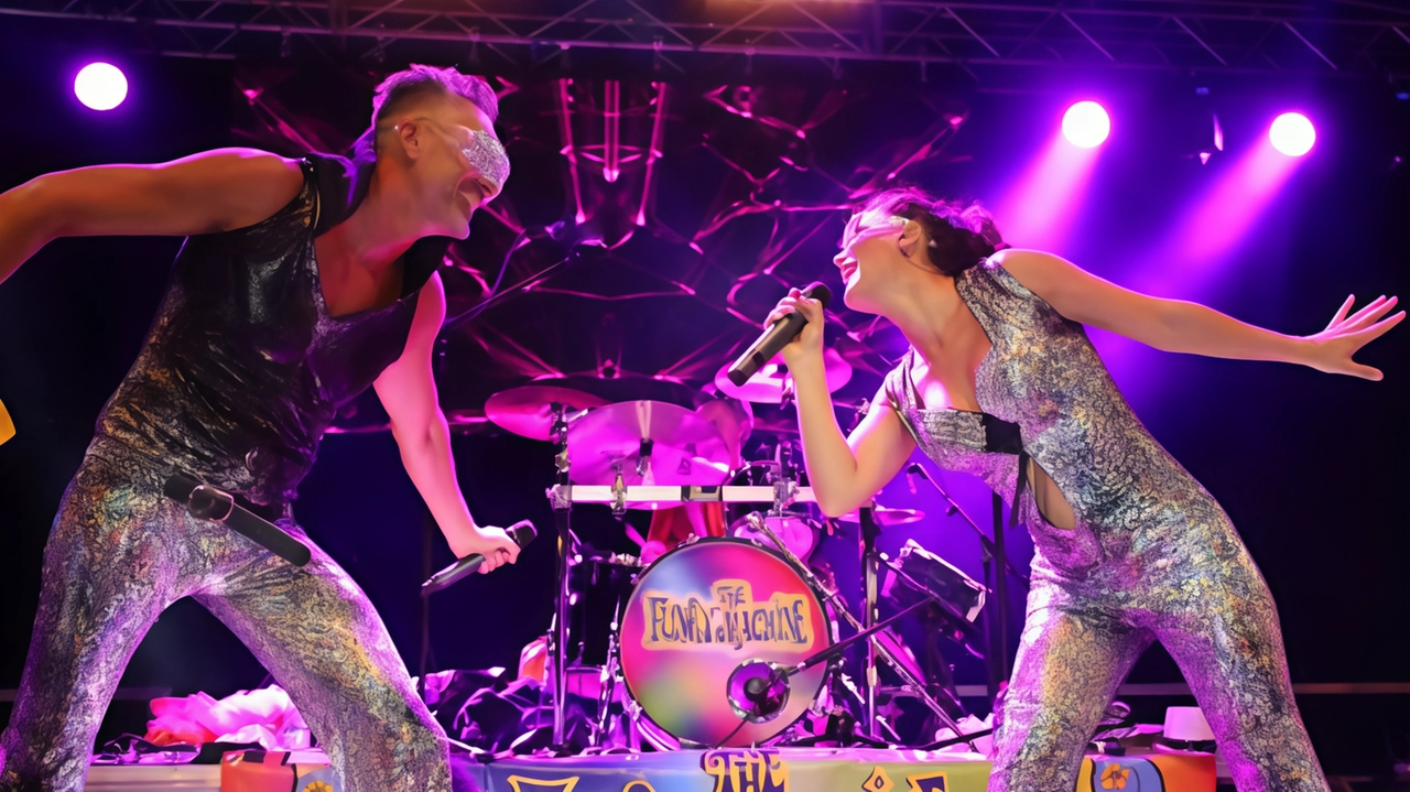 La band The Funky Machine protagonista della Notte Bianca nel centro storico di Nova La band The Funky Machine protagonista della Notte Bianca nel centro storico di Nova