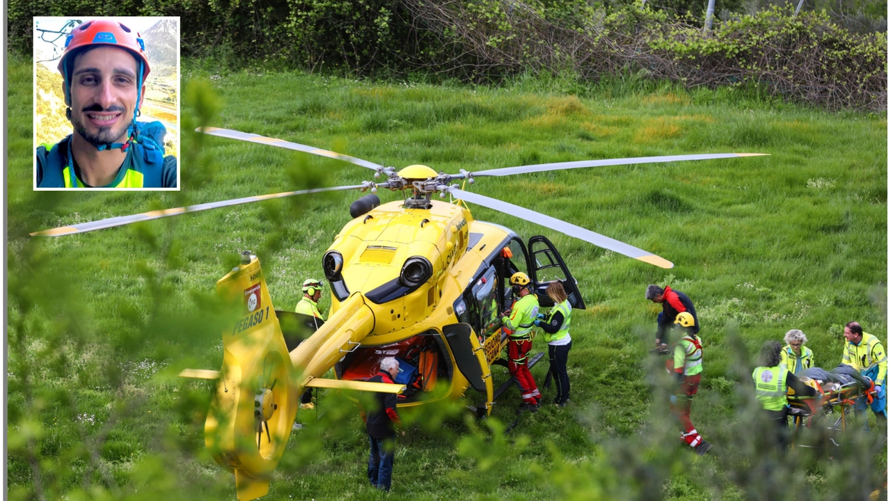 Nel primo pomeriggio di ieri a San Simone in Val Brembana il trentatreenne Orazio Scalzo è volato nel vuoto Nel primo pomeriggio di ieri a San Simone in Val Brembana il trentatreenne Orazio Scalzo è volato nel vuoto