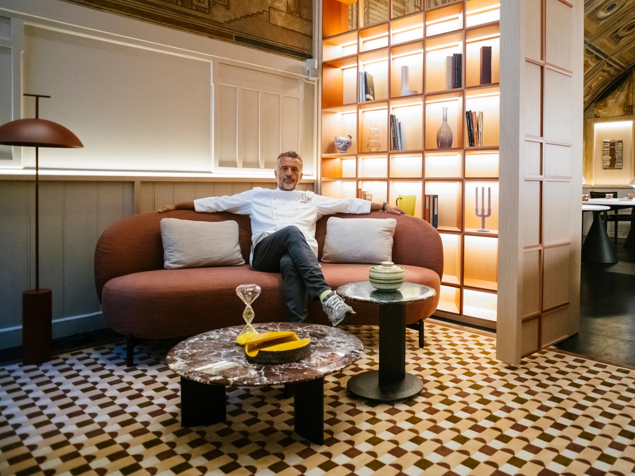 Lo chef Giancarlo Perbellini nel suo ristorante Casa Perbellini 12 Apostoli
