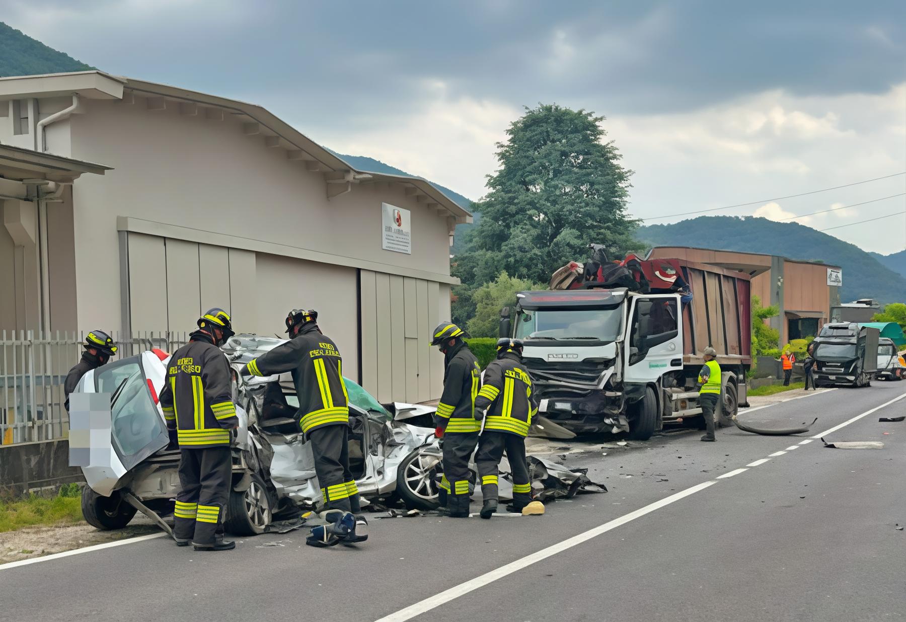 Schianto in auto. Guidatrice muore a 42 anni Schianto in auto. Guidatrice muore a 42 anni