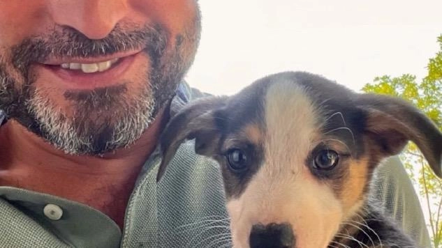 Emiliano Margheriti con il suo inseparabile cane con il quale ha condiviso la fatale escursione Emiliano Margheriti con il suo inseparabile cane con il quale ha condiviso la fatale escursione