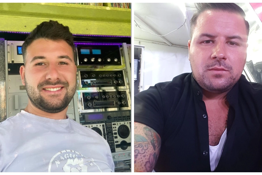 Brad Rossi, 27 anni, e Richard Busnelli, 29 anni: i due giostrai morti nell'incidente in tangenziale Nord