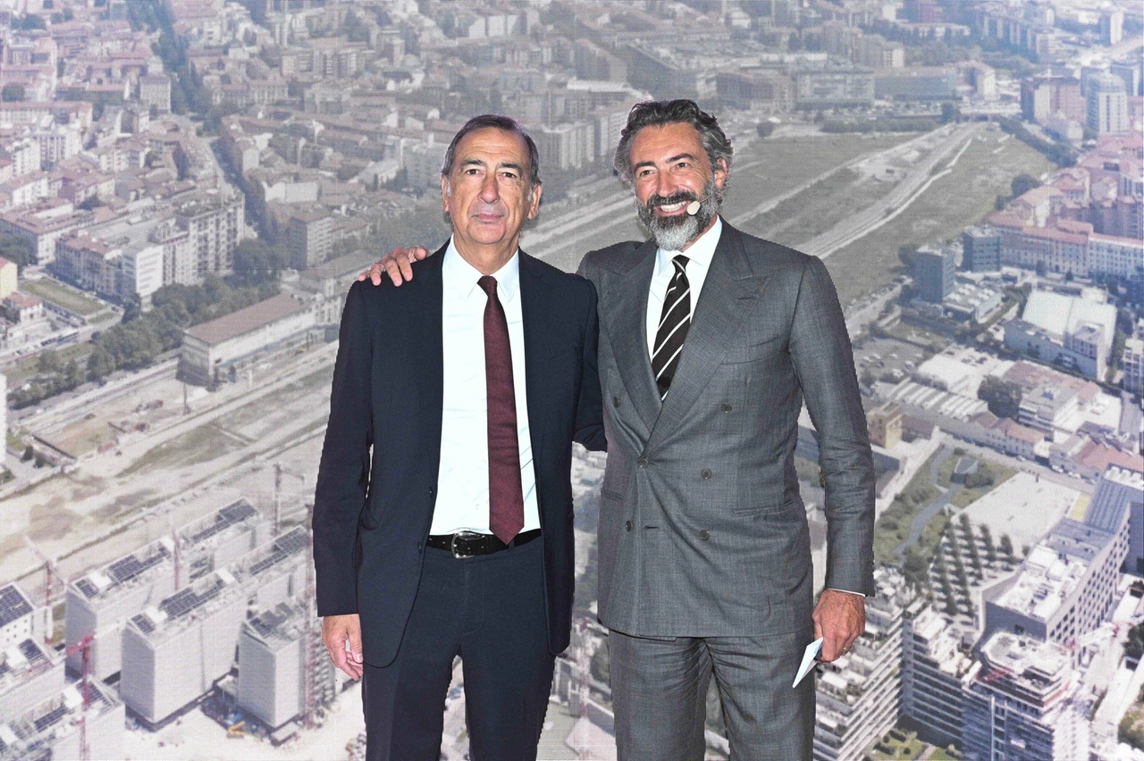 Il sindaco Giuseppe Sala e Manfredi Catella, fondatore e Ceo di Coima