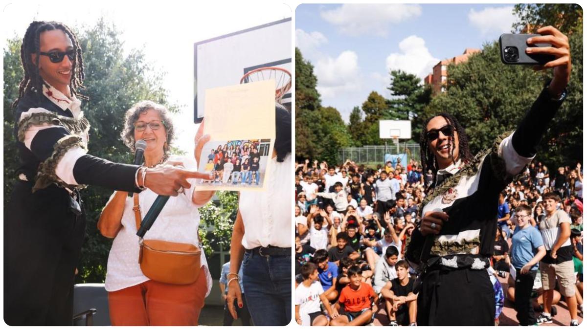 Ghali torna nella sue scuole medie a Baggio: “Più emozionato che a un concerto” Ghali torna nella sue scuole medie a Baggio: “Più emozionato che a un concerto”