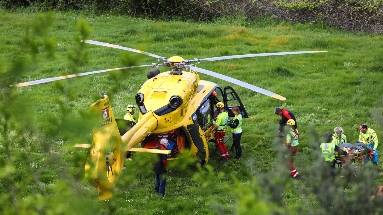 Sul posto è intervenuti l'elisoccorso (foto di repertorio) Sul posto è intervenuti l'elisoccorso (foto di repertorio)