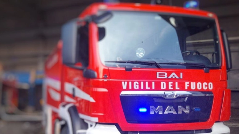 I vigili del fuoco a Calolziocorte I vigili del fuoco a Calolziocorte