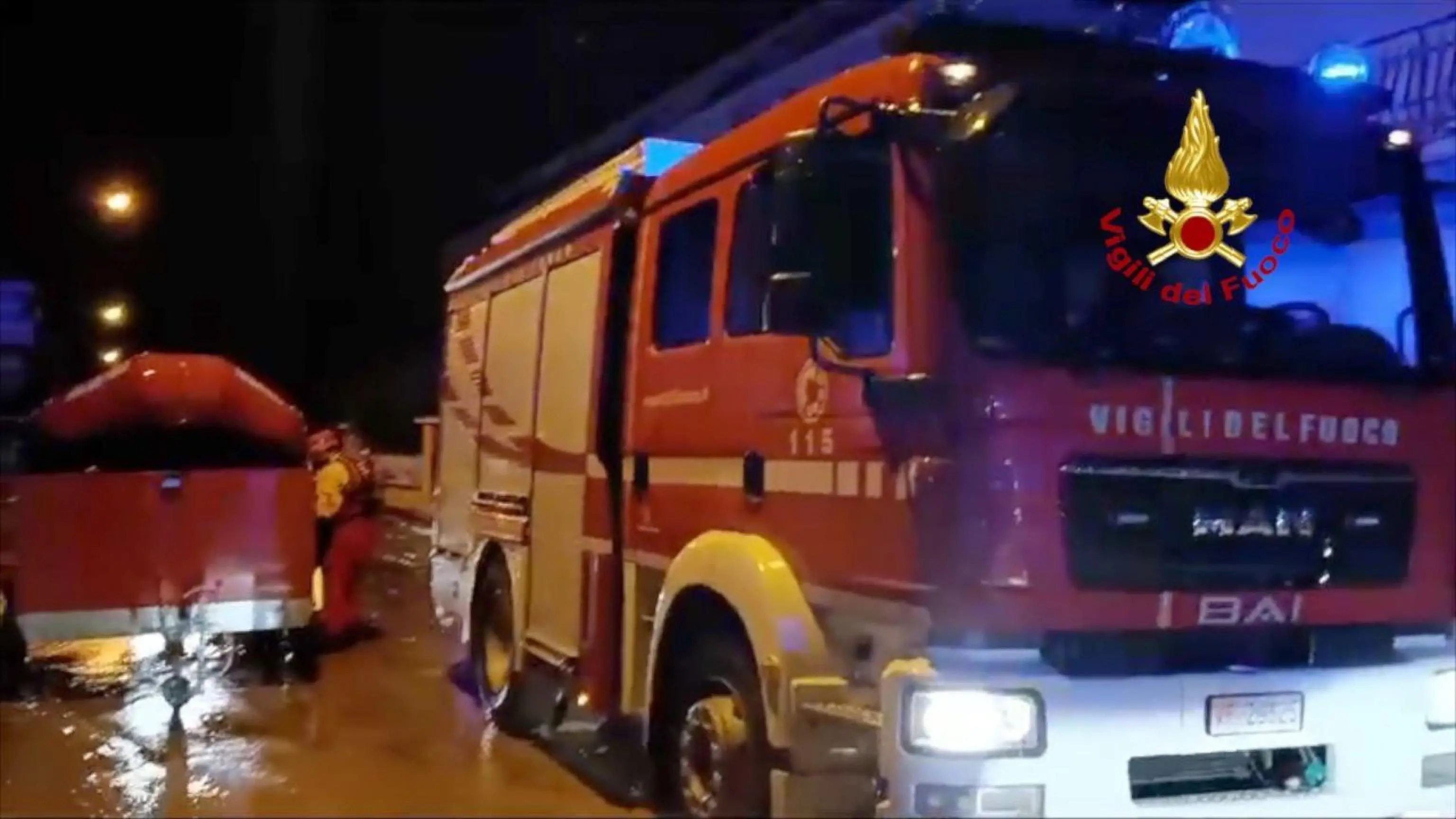 Alluvione in Emilia Romagna, dalla Lombardia 18 unità specializzate dei Vigili del Fuoco