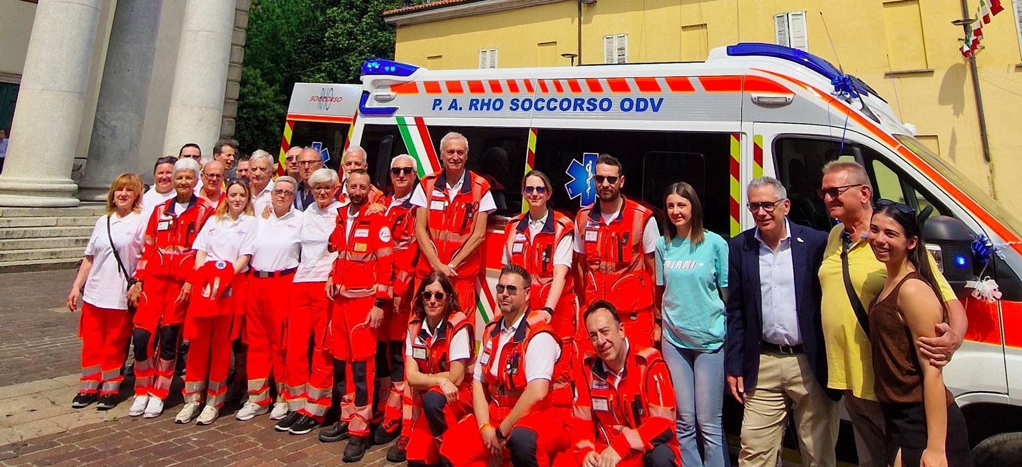 Rho, nuova ambulanza. "Dedicata ai volontari scomparsi"