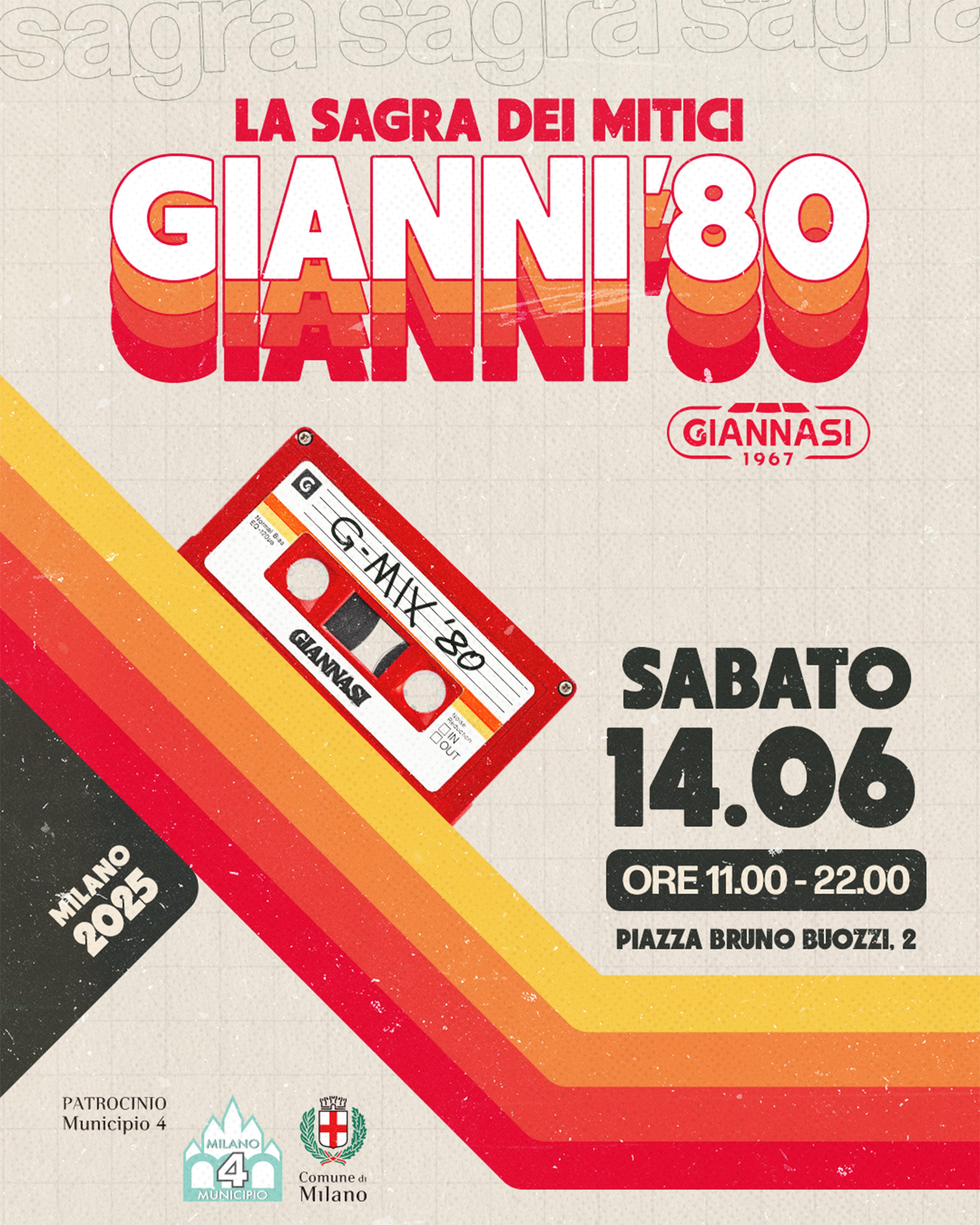Giannasi, festa anni ‘80 a Milano: quando, dove e il programma Giannasi, festa anni ‘80 a Milano: quando, dove e il programma