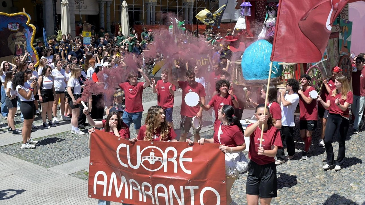 I vincitori dello scorso anno, gli alunni del Valla, hanno portato il carretto della cartomante con tanto di sfera di... I vincitori dello scorso anno, gli alunni del Valla, hanno portato il carretto della cartomante con tanto di sfera di...