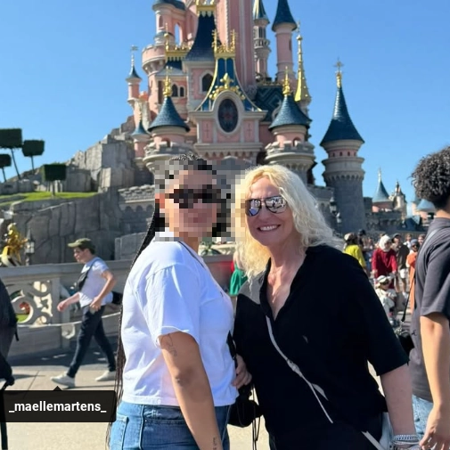 Antonella Clerici e sua figlia Maelle a Disneyland Paris (Foto profilo Instagram)