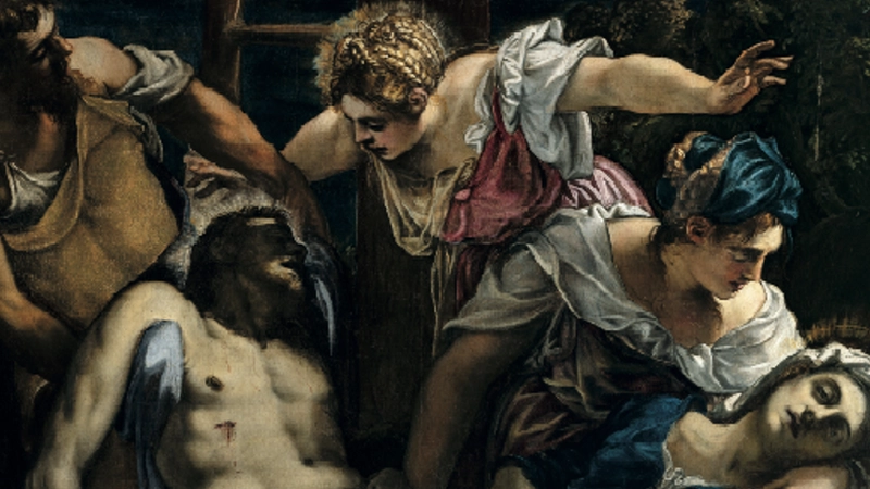 Deposizione di Cristo dalla croce di Jacopo Tintoretto in mostra al Museo Diocesano di Milano Deposizione di Cristo dalla croce di Jacopo Tintoretto in mostra al Museo Diocesano di Milano