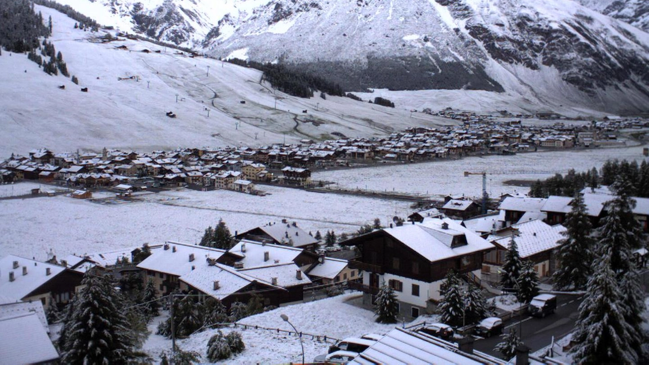 Livigno sotto la neve